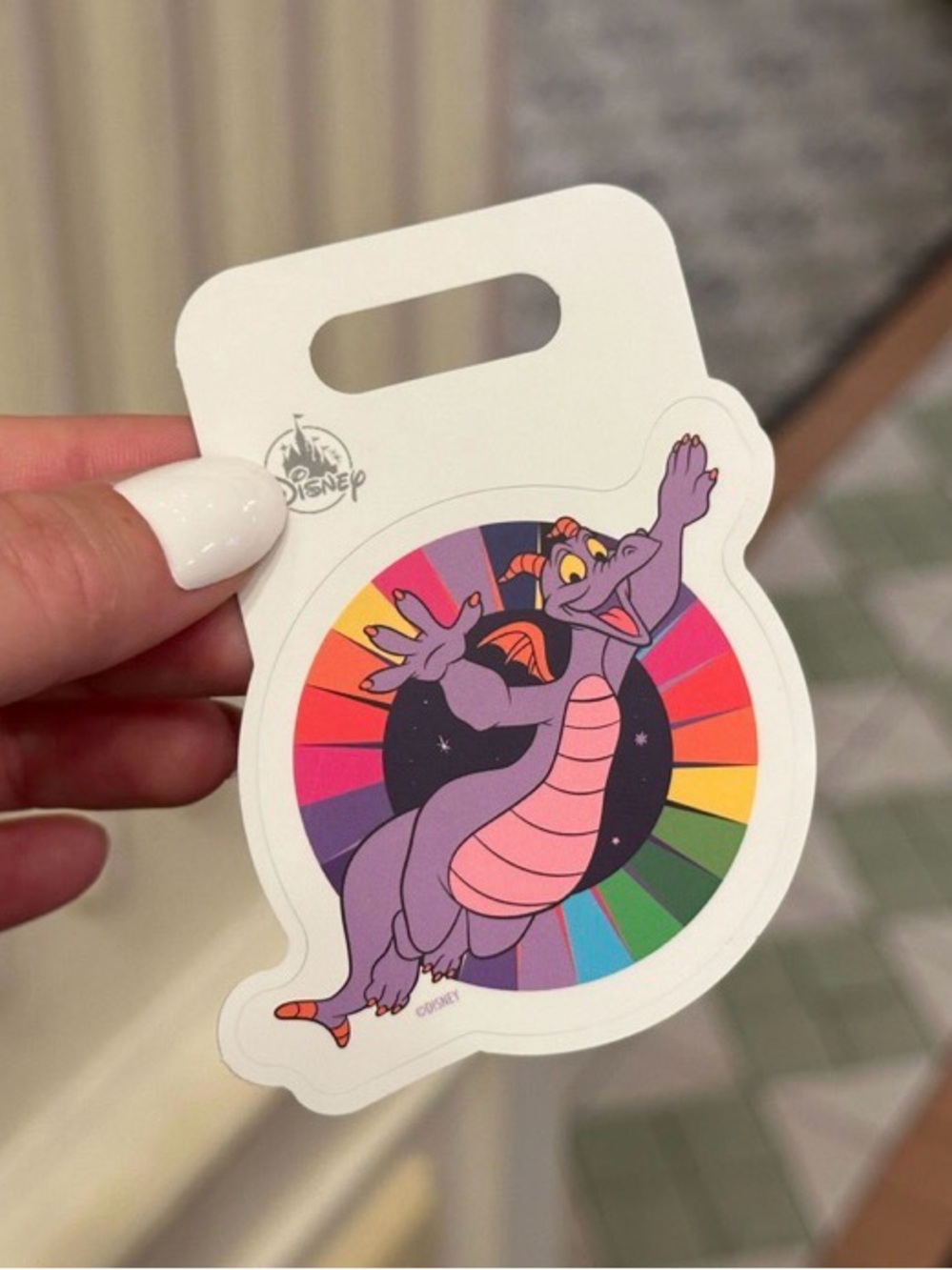 Disney Figment Rainbow Sticker — Vinyl Decal Sticker Disney Parks Exclusive